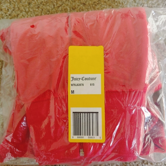 *Last One Juicy Couture Cropped Velour Jacket M - Picture 7 of 7